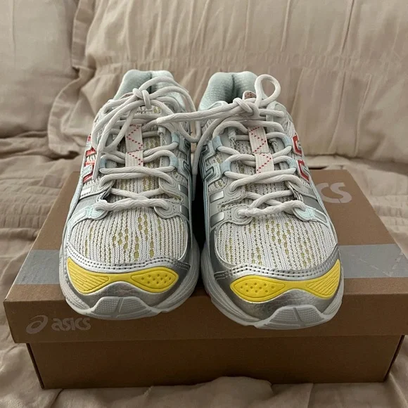 ASICS gel nimbus 9 glacier grey soothing sea men's size 5 women's 6.5 UK 4 - Picture 6 of 7